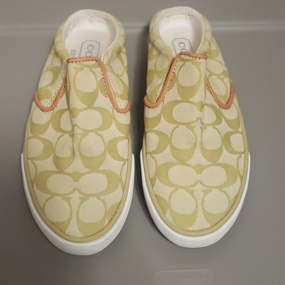 Coach slip ons